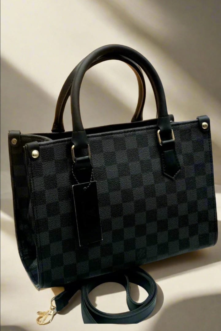 Luxury Designer Handbag | Checkered handbag