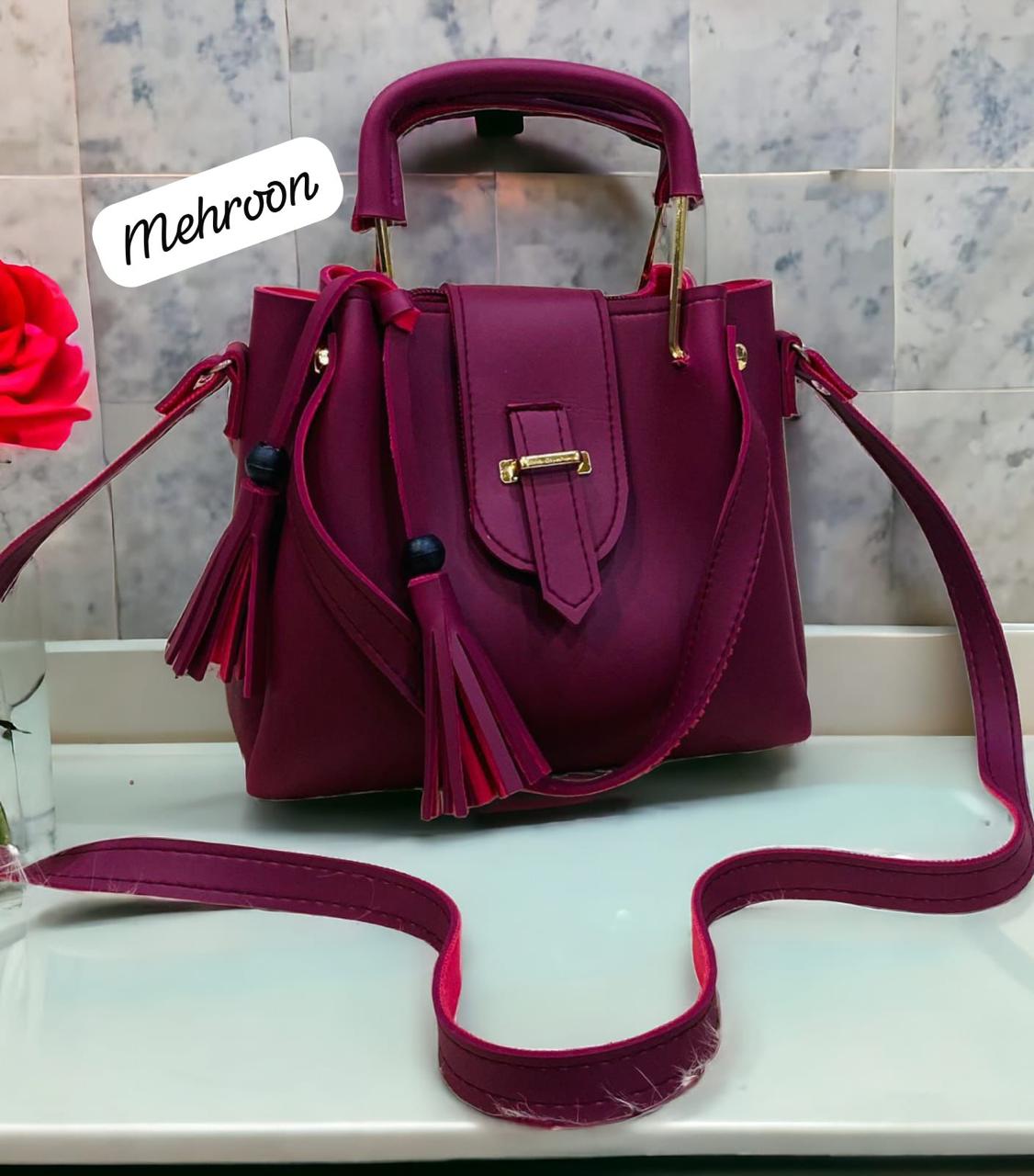 Maroon Trendy bag