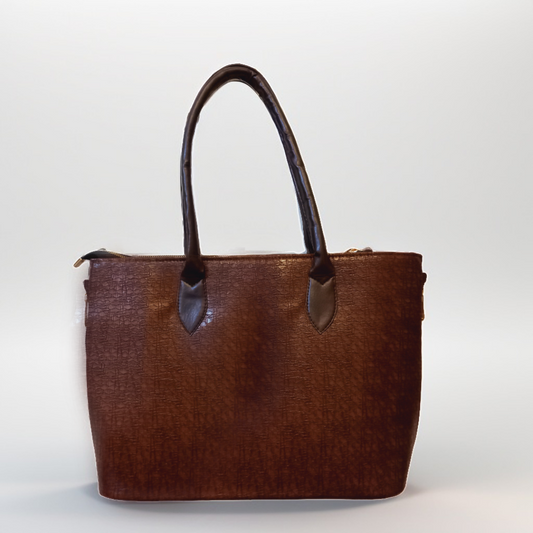 Tote Bags Leather maroon brown