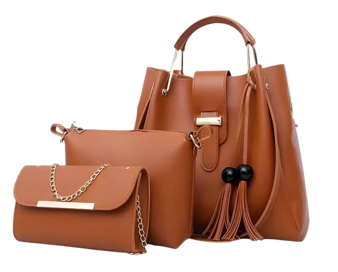 musturd 3pcs handbag