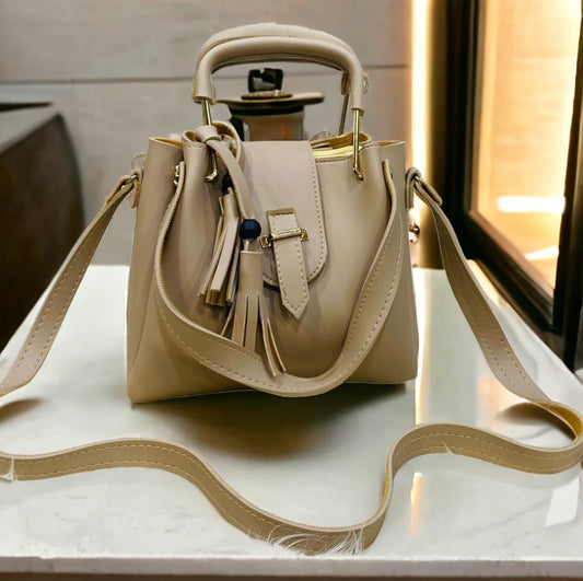 Beige Latest handbag