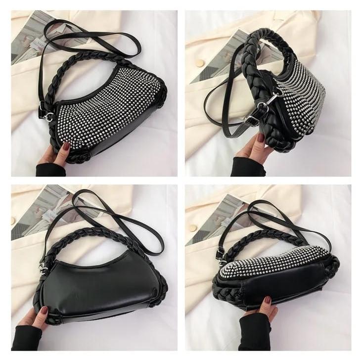 Black shoulder bag